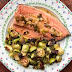 Poached Salmon w/ Pink Moscato Butter Sauce - Wild Alaskan Salmon