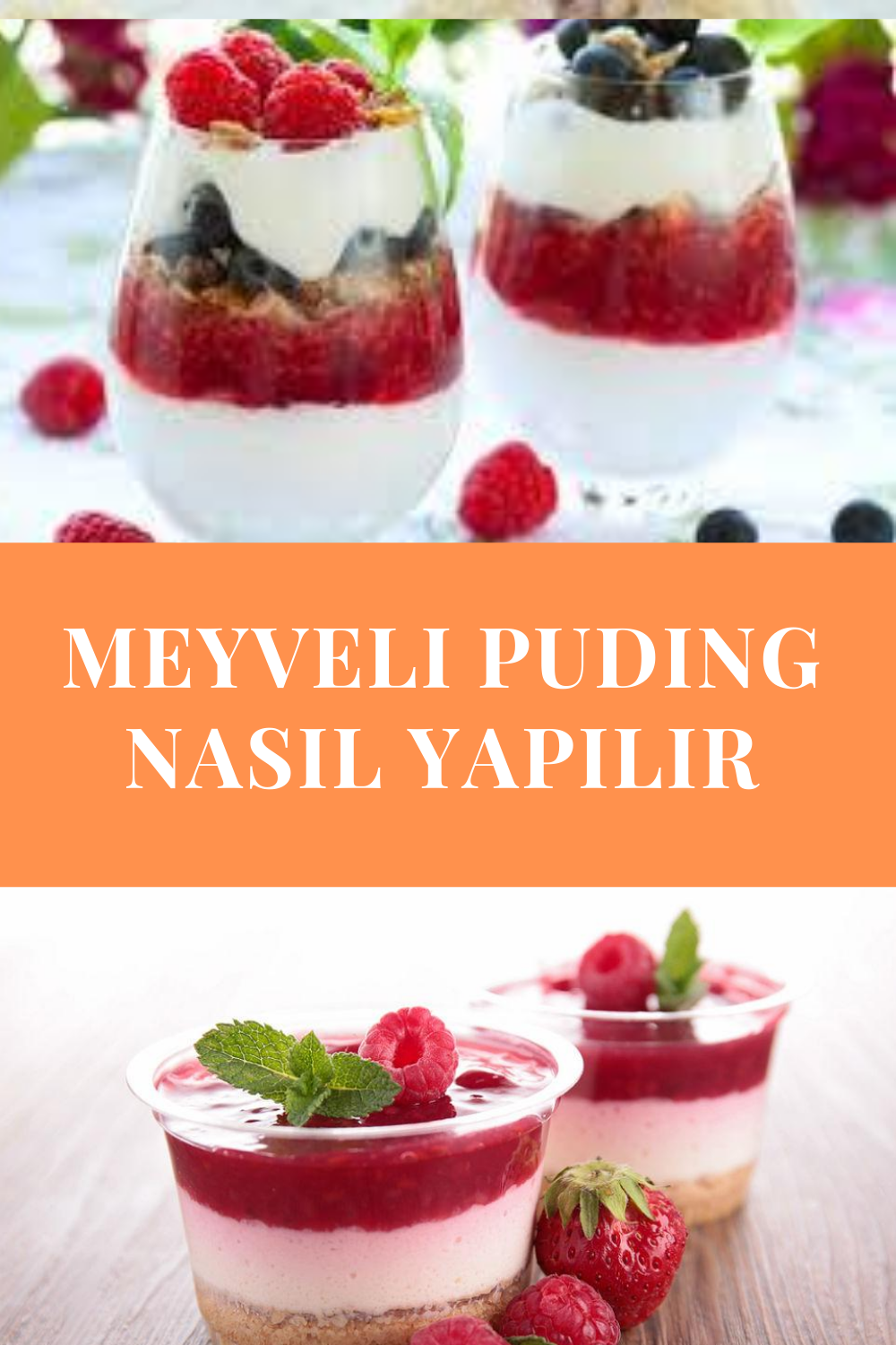 Meyveli Puding Nasıl yapılır