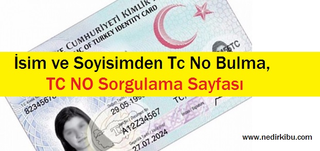 İsim ve Soyisimden Tc No Bulma, Sorgulama Sayfası