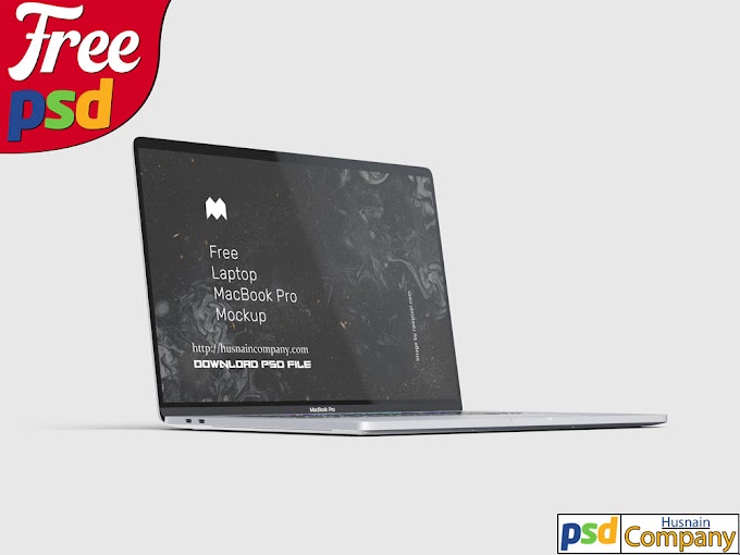 Download Free MacBook Pro PSD Mockup #3