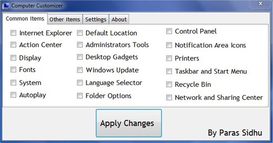 Computer Customizer