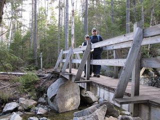 Foot bridge over Gibbs Brook