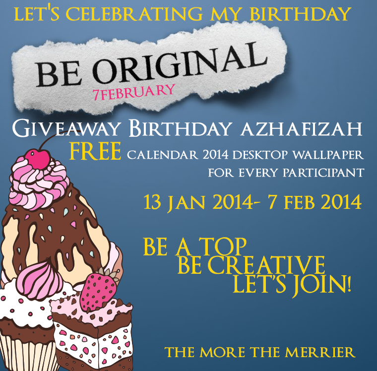 Ucapan Hari jadi/Birthday Wishes yang sweet  Blog Sihatimerahjambu