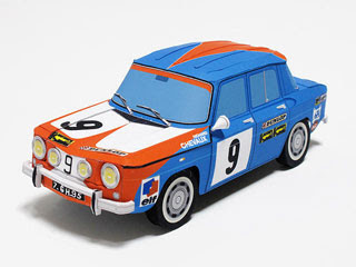 Renault 8 Gordini Papercraft