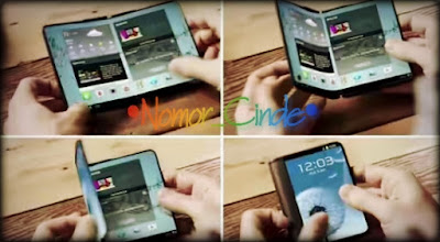 Inikah Wujud Smartphone Layar Lipat Dari Samsung ?