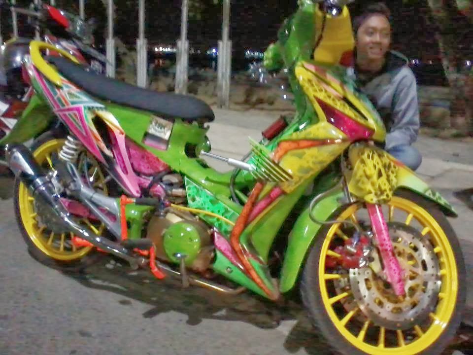 Modifikasi Keren Honda Supra  125 