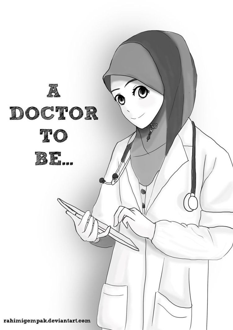 Paling Populer 10 Gambar  Kartun  Dokter  Cantik Berhijab 