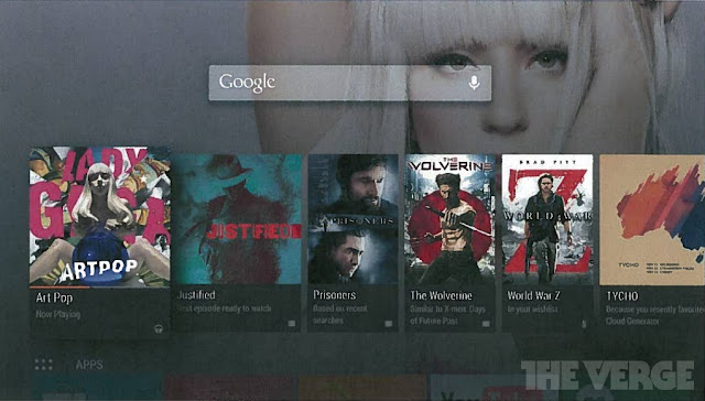 Alleged Android TV interface