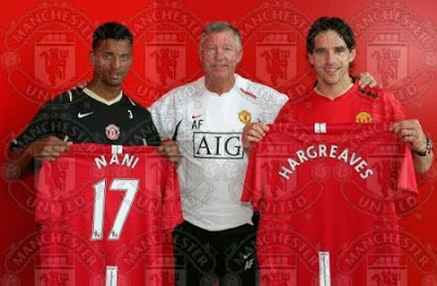 Nani and Owen Hargreaves