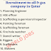 Recruitment to oil & gas company in Qatar