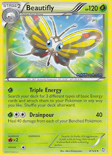 Beautifly Dragons Exalted Pokemon Card