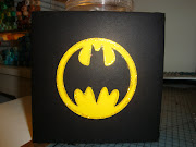 It just has the batman symbol that comes with the envelope.