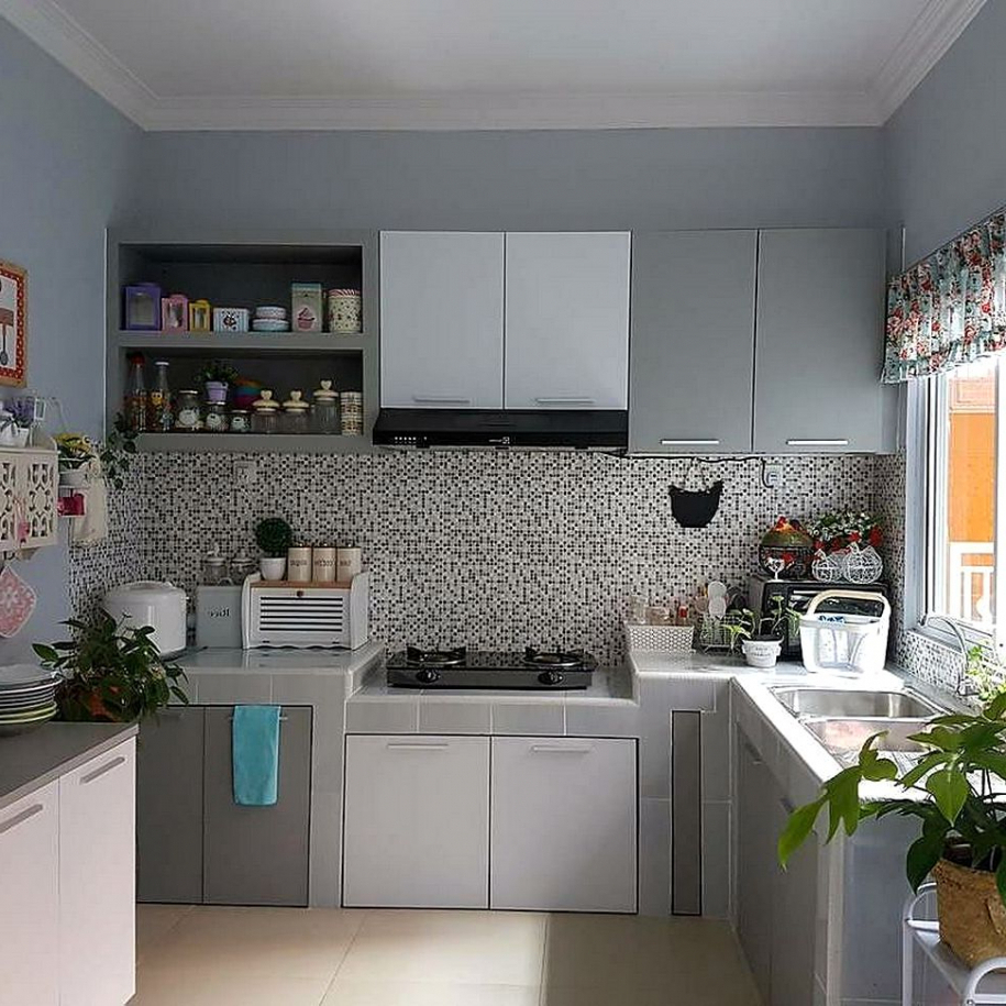 40 Motif Keramik  Dinding  Dapur  Minimalis Modern yang 