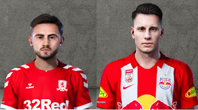 PES 2020 Faces Patrick Roberts and Dominik Szoboszlai by Vojasrbin