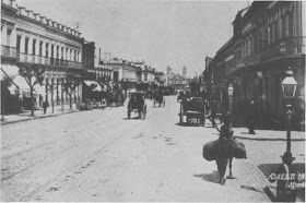 La avenida 18 de Julio en Montevideo a fines del siglo XIX