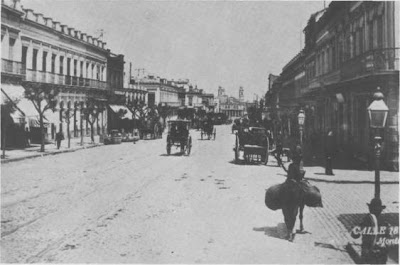 La avenida 18 de Julio en Montevideo a fines del siglo XIX