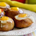 Egg, Bacon and Cheese Breakfast Bread Bowls