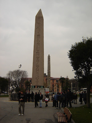 Egyptian Obelisks outside Sultanahmet Mosque