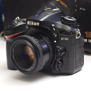 Jual Kamera DSLR Nikon D7100 Lensa FIX 50mm Fullset