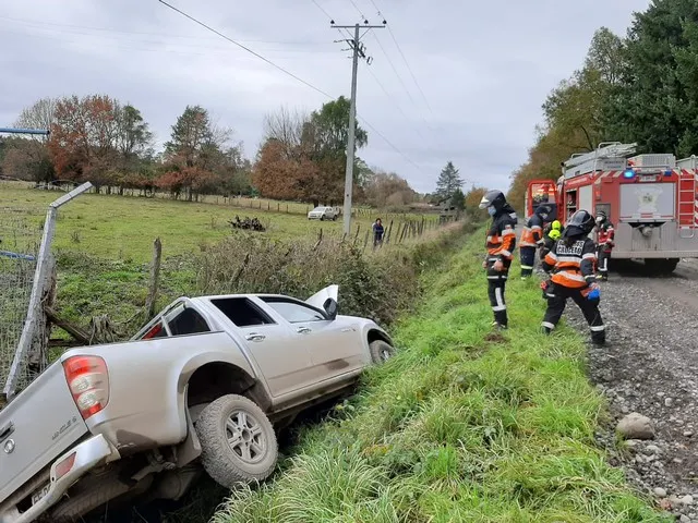 2 lesionados deja accidente en el sector rural de Carimallin