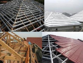 atap baja ringan vs kayu