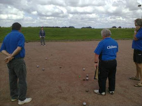 Playing Pétanque in the Luton Community Games