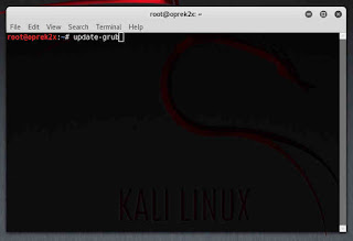 Update Grub Kali Linux