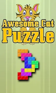 Screenshots of the Awesome cat puzzle for Android tablet, phone.