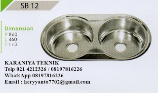 Harga Jual Kitchen Sink  Royal type SB 12