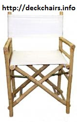 Low Bamboo Director Chairs