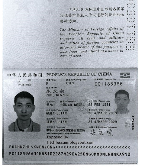 Scammer Passport