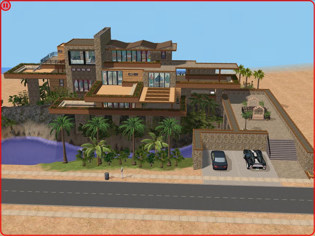 Tropical Sims 2 Mansions