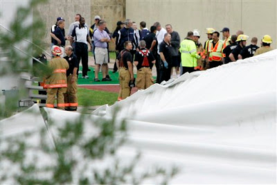 Cowboys Coach Injured in Roof Collapse