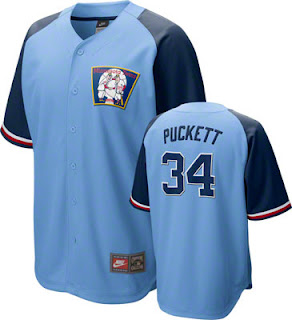 Kirby Puckett Minnesota Twins Vintage Throwback MLB Jersey