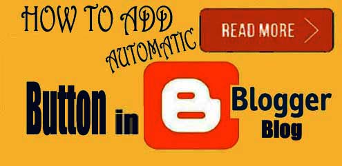 how to add automatic read more link in blogger