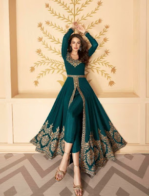 Anarkali Suit on Raksha Bandhan Rakhi