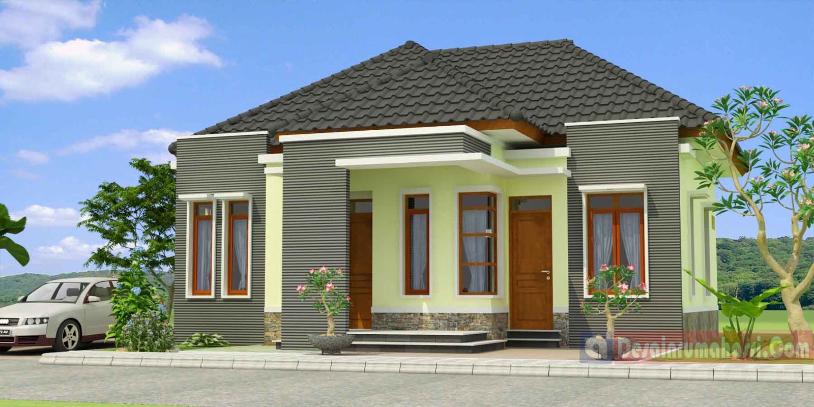 Model Taman Rumah Model Rumah Minimalis New Updet 2016