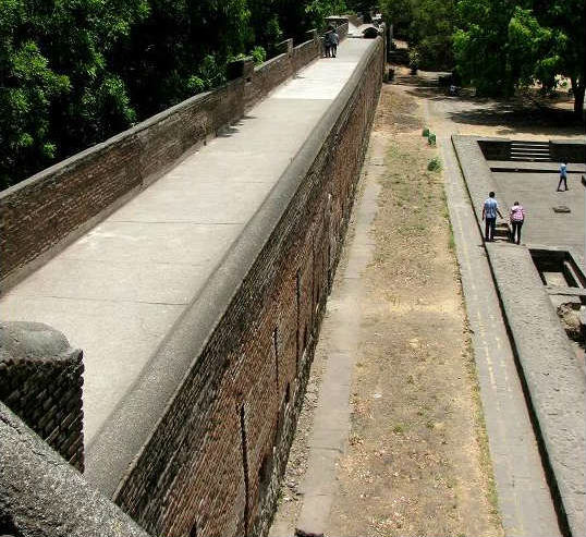 Strong rampants of Shaniwarwada Fort