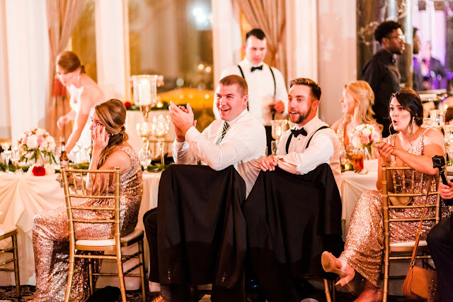 A classic formal winter wedding at the Hotel Monaco and The Belvedere in Baltimore, Maryland Photographed by Heather Ryan Photography