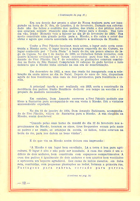PROGRAMA DA FESTA DE NOSSA SENHORA DA CONCEIÇÃO - 1970 - PAG 12