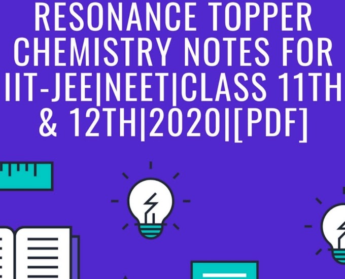 RESONANCE Topper Notes | Beautiful Handwritten Notes | JEE / NEET