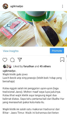 wajik kletik makanan khas blitar jawa timur