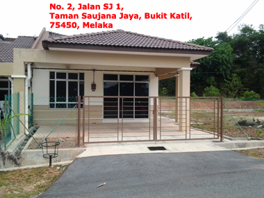  Rumah  Lelong Melaka Property Sale Taman Saujana Jaya  