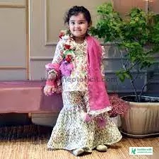 Sharara Dress Baby - Sharara Dress for Kids - Sharara Dress for Kids - Sharara Dress Collection - Sharara Dress Design - Sharara Dress Pick - sharara dress - NeotericIT.com - Image no 15