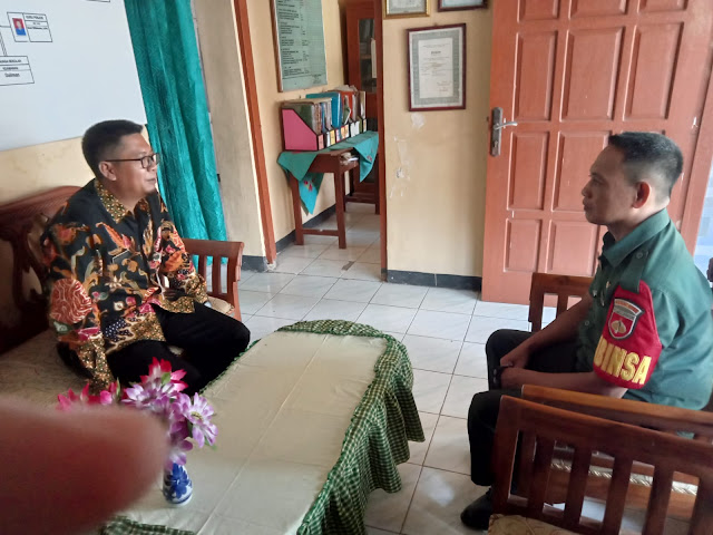 Babinsa : Penggunaan Handphone Pada Anak Perlu Sosialisasi Guru