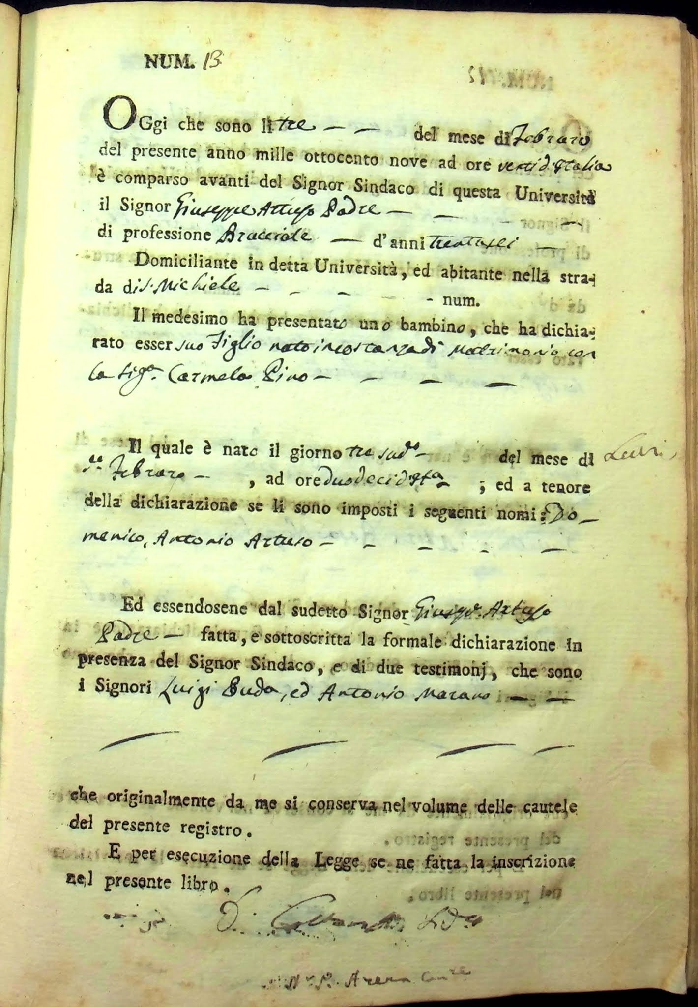 Archivio Storico Comunale Seminara