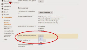 tutoral blogger quitar verificacion de comentarios