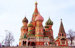 Saint Basil's Cathedral, Moscow, Russia كاتدرائية القديس باسيل موسكو