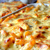 Baked Penne Dengan Sos Hijau