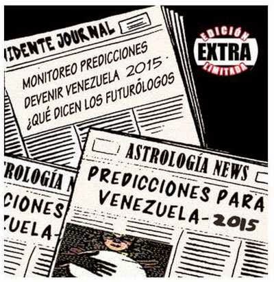 Front pages tipo cómic - predicciones Venezuela 2015